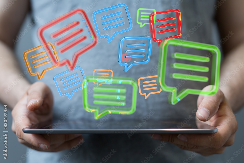 Online people network. Using internet for communication.. Online people network. Using internet for communication..