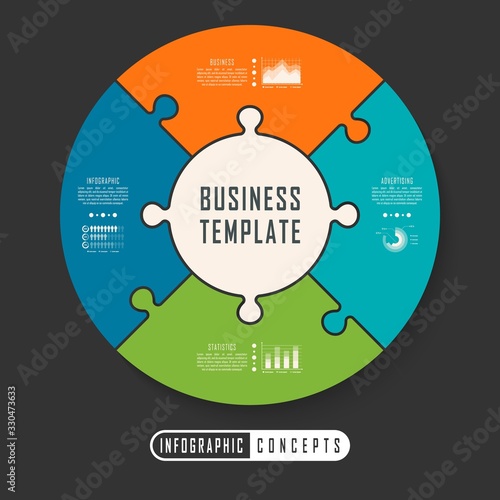 Infographic timeline template can be used for chart, diagram, web design, presentation, advertising, history. Vector infographic illustration