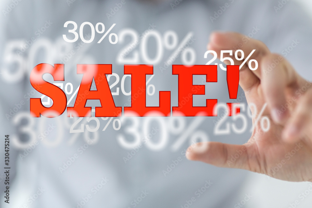 Discount and commission concept 3d Discount and commission concept 3d