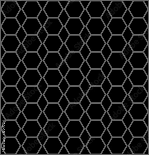 Geometric polygon hexagon pattern background texture.