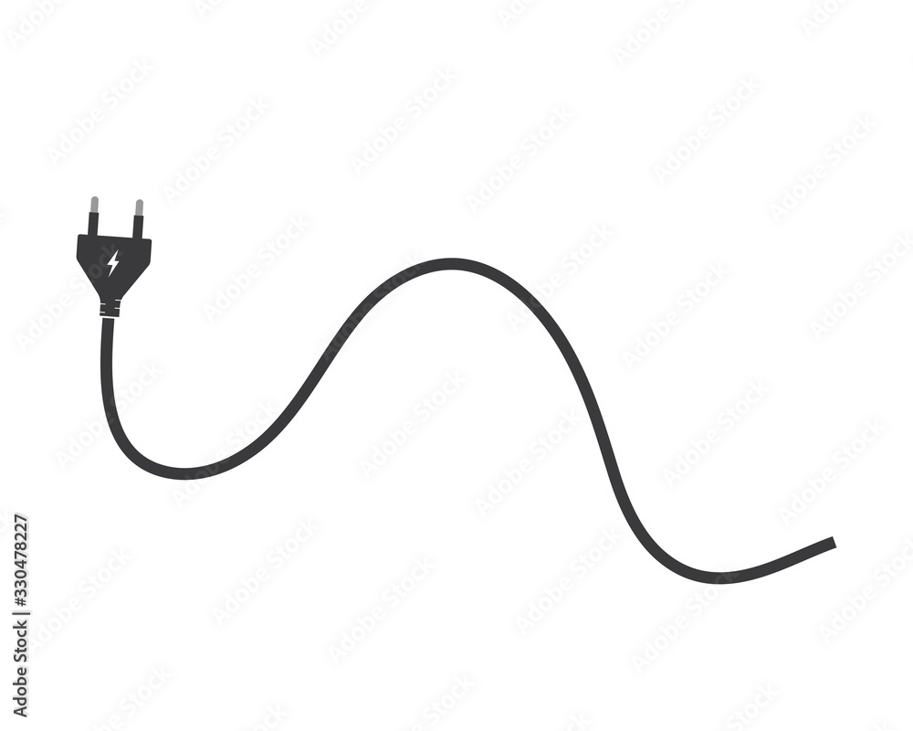 electric socket plug vector,illustration
