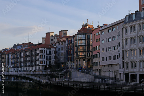 Urban view of the town of Bilbao © Laiotz