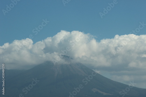                                            Mt.Daisen with cloud like a hat