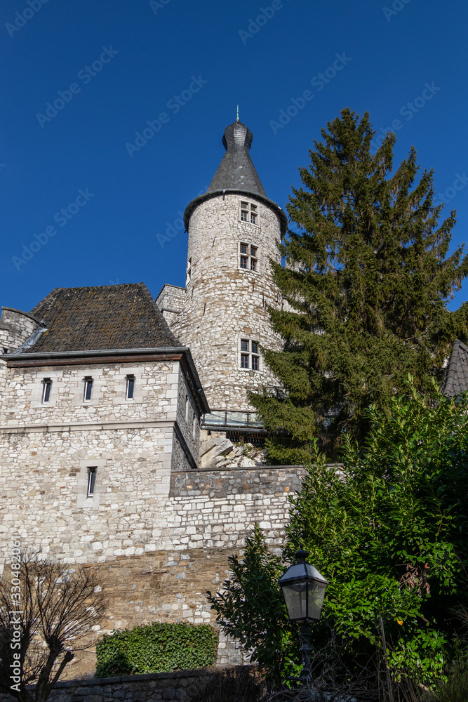 Low angle view at  Stolberg castle in Stolberg, Eifel