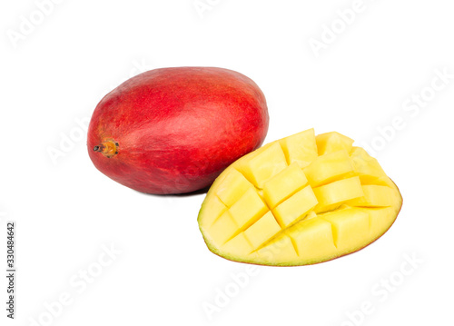 Mango with half