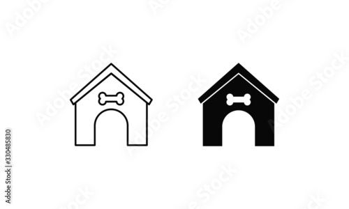 dog house isolated on white background