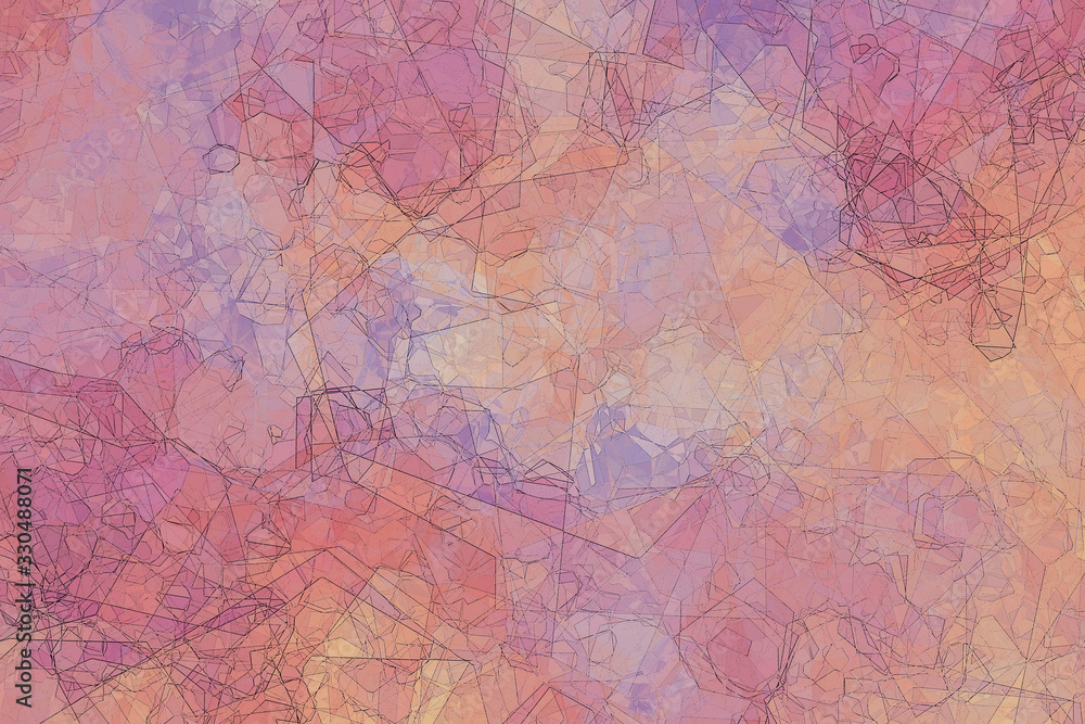 Abstract lines cartoon background. Abstract lines cartoon background.