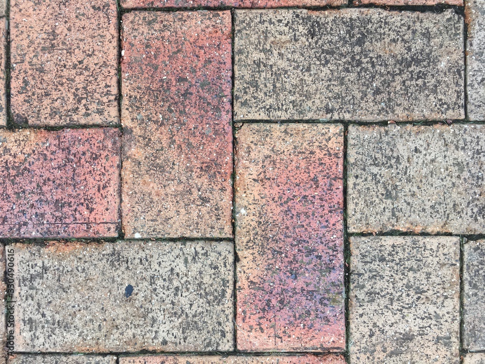Obraz premium Contrasting Paver blocks