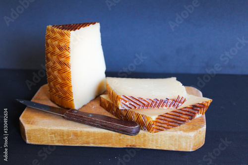 Manchego Cheese Aperitif Dark Food