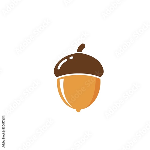 oak acorn vector illustration design photo