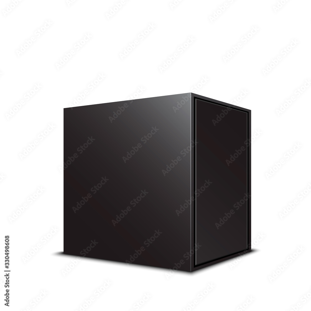 Black box. Vector illustration. Black box. Vector illustration.