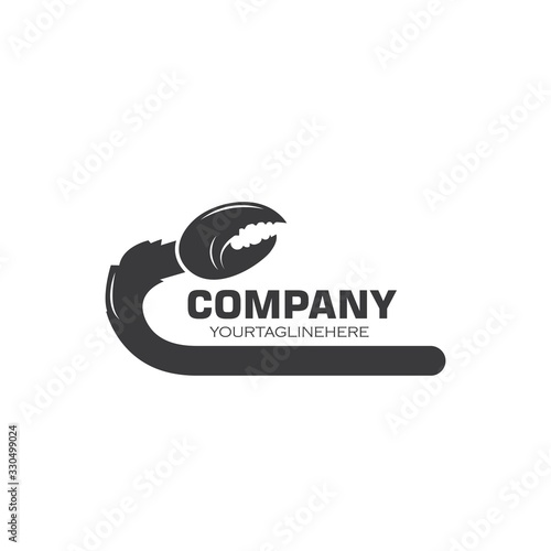 lobster claws  icon vector illustration design