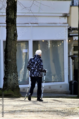 woman walking on the street © Ulf