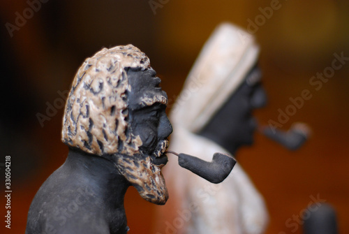 Принти на полотні Black slaves statues