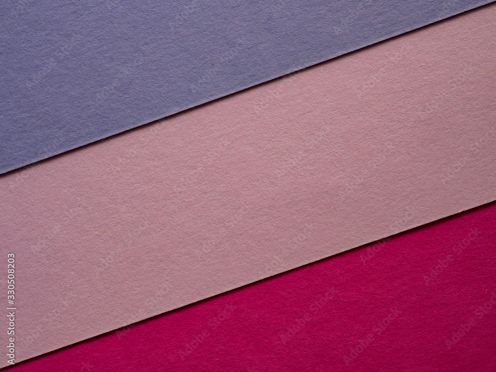 Fototapeta premium Colored sheets of paper. Pink.