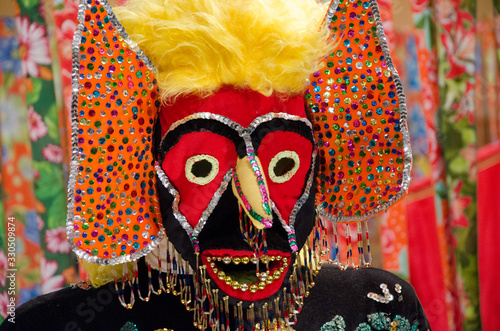 Carnival folk mask photo