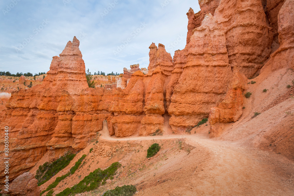 Rock towers Hoodoo in National Park Bryce Canyon, USA