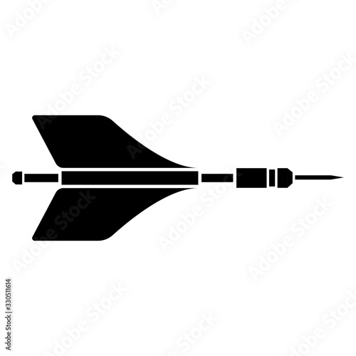 lawn dart simple silhouette icon