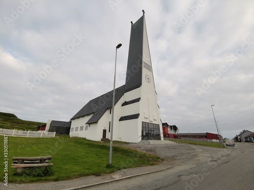 The beautiful church in Vardø, Norway