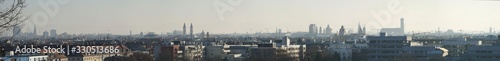 Panorama M  nchen vom Luitpoldpark aus