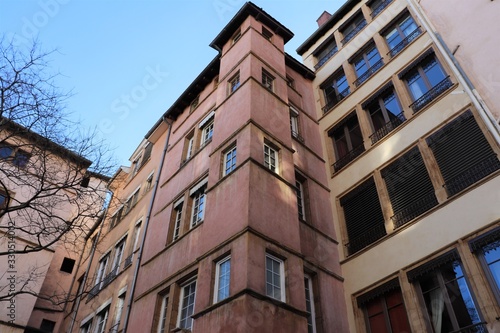 La maison de Laurent Mourguet, créateur de Guignol, à Lyon - ville de Lyon - Département du Rhône - France