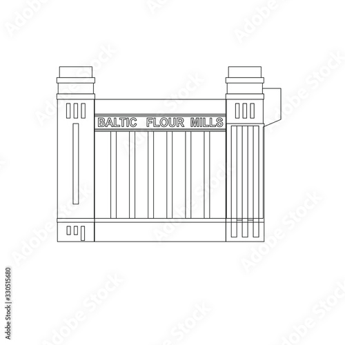 GATESHEAD, ENGLAND - MAY 13: The Baltic Centre for Contemporary Art pictured on May 13, 2015. The centre is a converted flour mill on the banks of the River Tyne and opened in 2002.