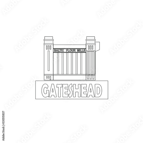 GATESHEAD, ENGLAND - MAY 13: The Baltic Centre for Contemporary Art pictured on May 13, 2015. The centre is a converted flour mill on the banks of the River Tyne and opened in 2002.