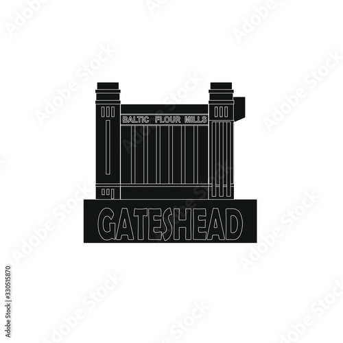 GATESHEAD, ENGLAND - MAY 13: The Baltic Centre for Contemporary Art pictured on May 13, 2015. The centre is a converted flour mill on the banks of the River Tyne and opened in 2002.