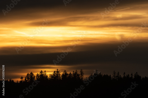 Abendrot am Hochkogel