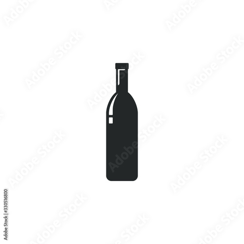 bottle icon template color editable. bottle symbol vector sign isolated on white background illustration for graphic and web design.