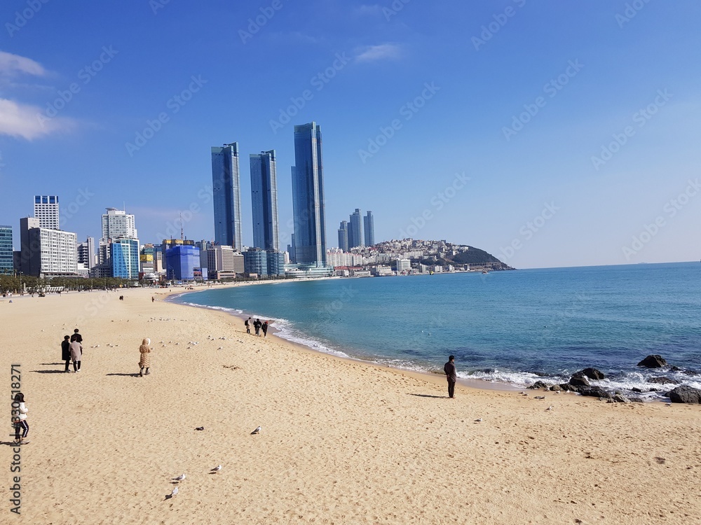 Haeundae beach, Busan