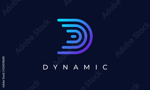 Blue Line D Logo