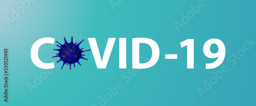 Covid 19, pandemic coronavirus symbol and icon vector illustration