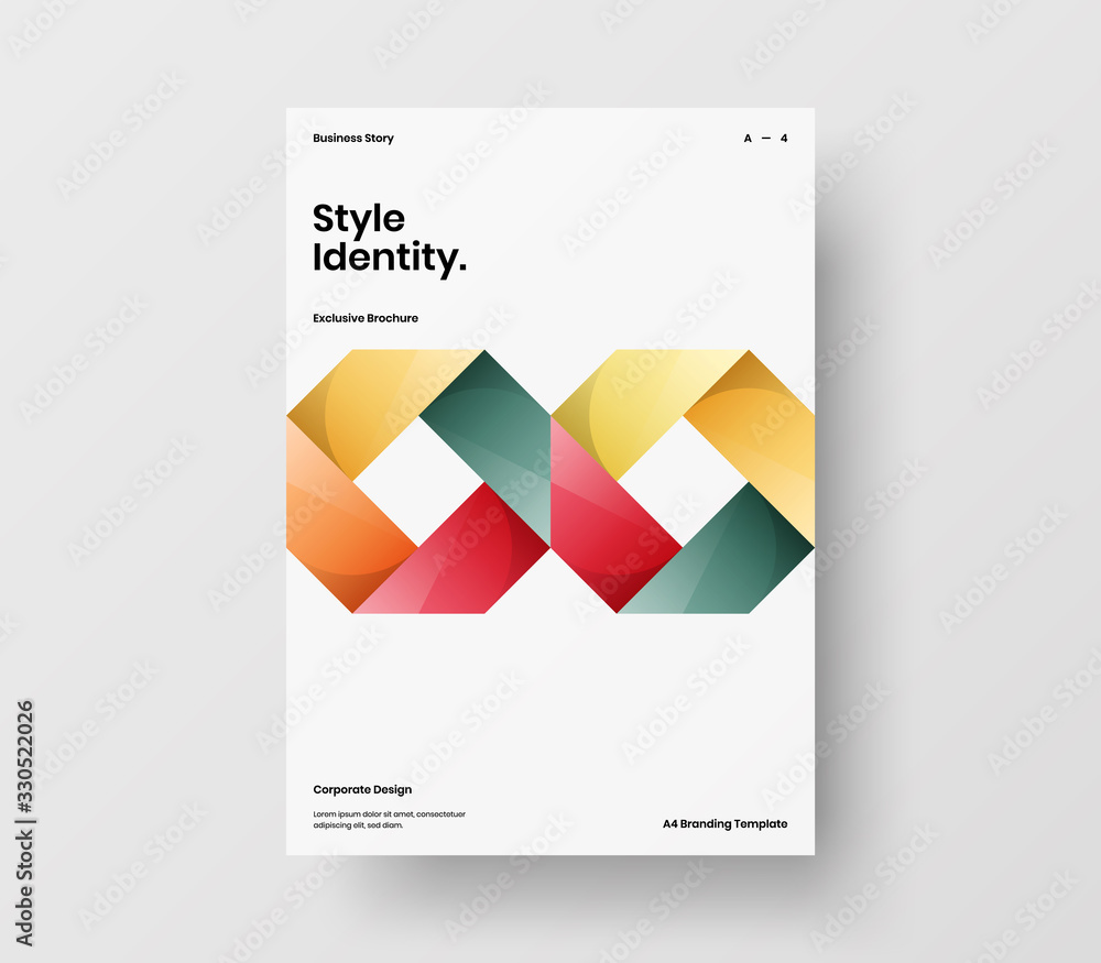 Amazing business presentation vector A4 vertical orientation front page mock up. Modern corporate report cover abstract geometric illustration design layout. Company identity brochure template. Amazing business presentation vector A4 vertical orientation front page mock up. Modern corporate report cover abstract geometric illustration design layout. Company identity brochure template.