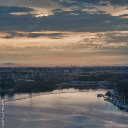 Sunset over Sønderborg 