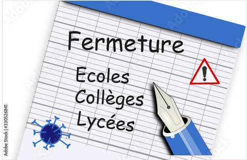 Etablissements scolaires fermés