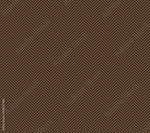 Tablou pe pânză Brown herringbone tweed seamless pattern