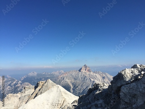 Panorama au sommet, montagne Dolomites