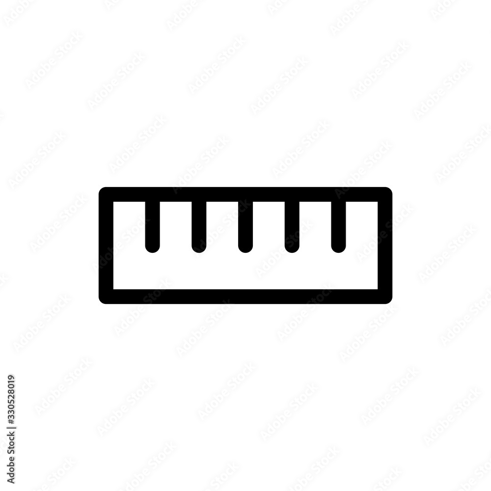 Vector illustration, ruler icon design Vector illustration, ruler icon design