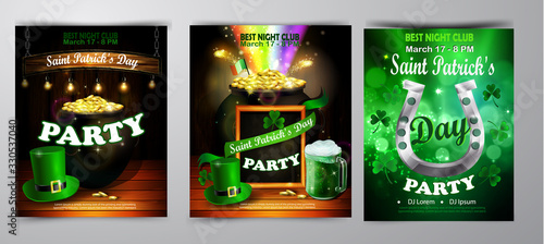 St. Patrick s Day poster. Vector illustration