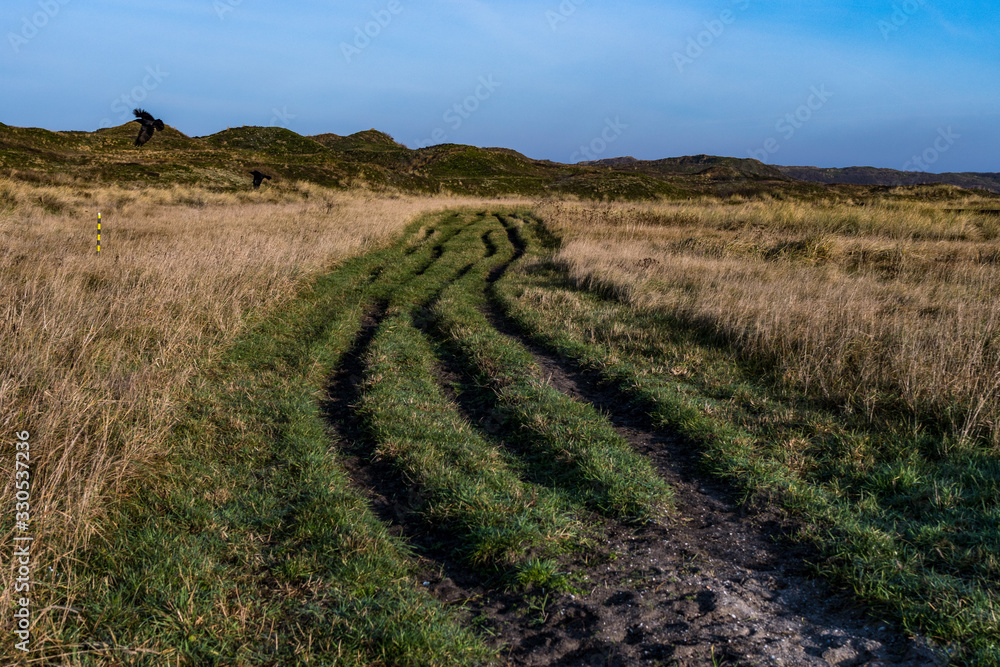 Quer über die Insel Quer über die Insel
