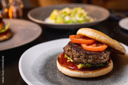Room service sandwiches and burgers