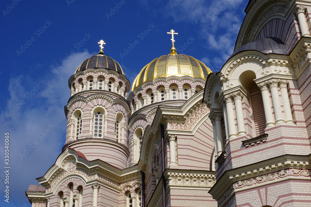 Eglise orthodoxe de Riga, Lettonie