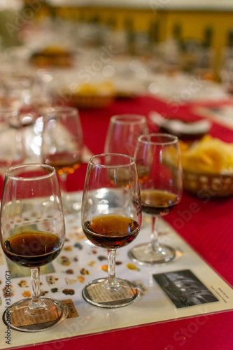 September 6, 2019, El Puerto de Santa Maria, Andalusia, Spain, sherry jerez wine tasting on bodega © barmalini
