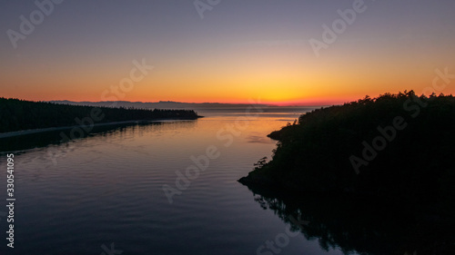 Deception Pass Sunset © TSchofield