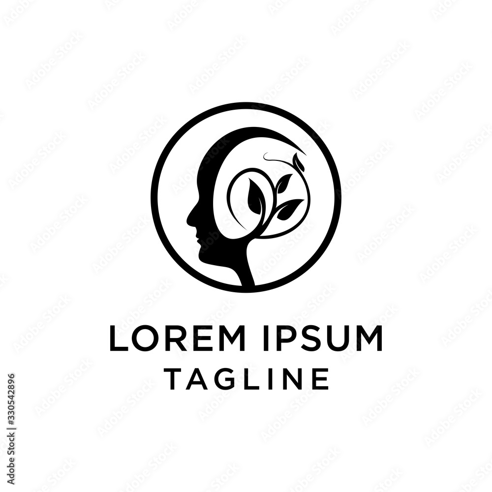 Abstract Human Nature Logo Design Template Abstract Human Nature Logo Design Template