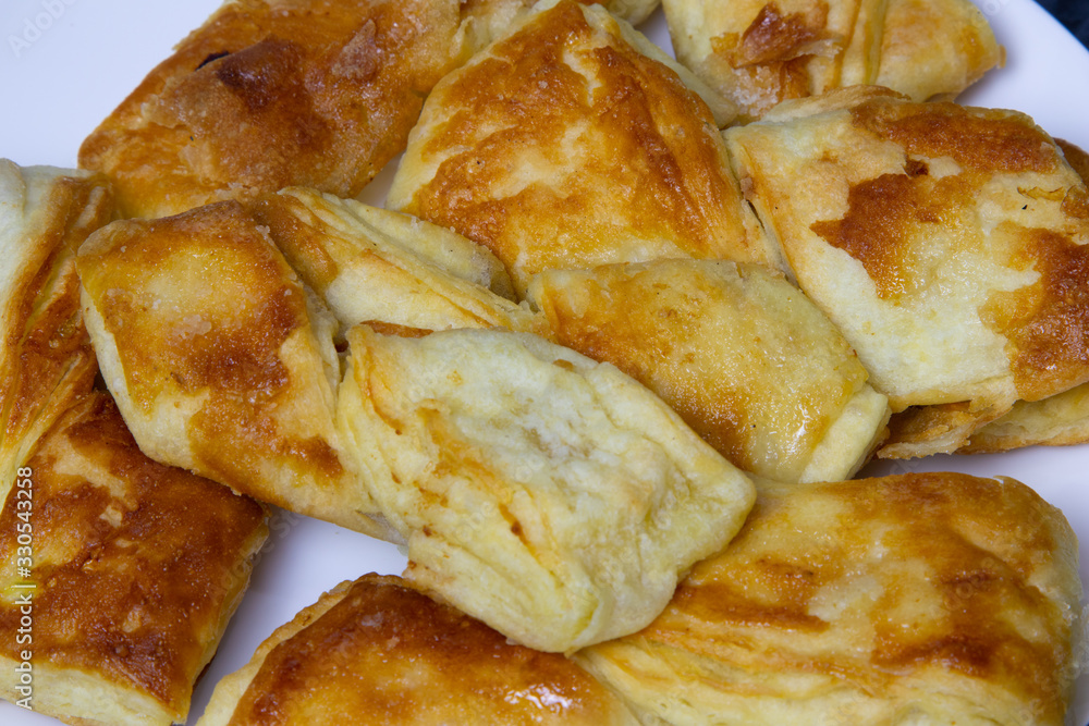 puff pastry cookies in the shape of a butterfly puff pastry cookies in the shape of a butterfly