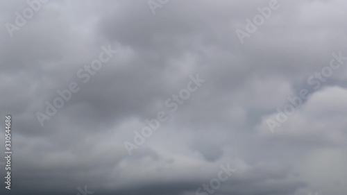 4K footage time lapse about black cloud before going to rain
