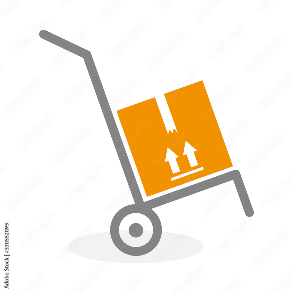 Delivery icon design vector illustration package box Delivery icon design vector illustration package box