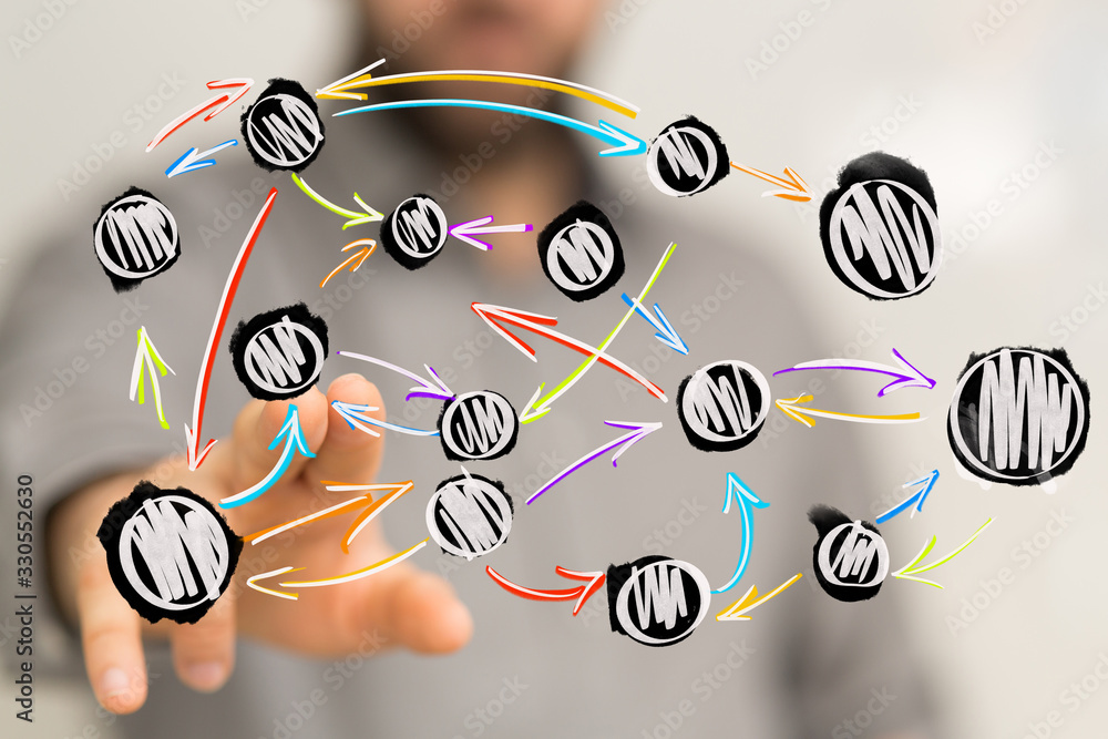 Obraz premium Unity group and teamwork concept.